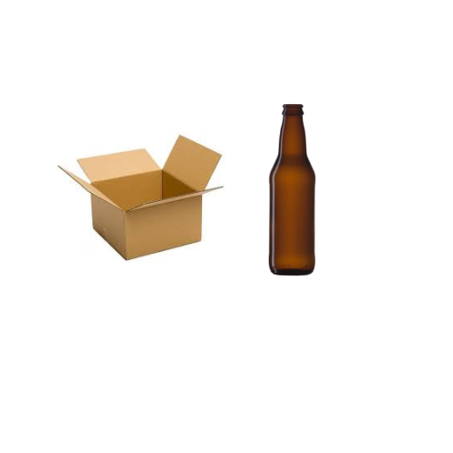 Caja con Botellas Genericas 330cc 24 unidades